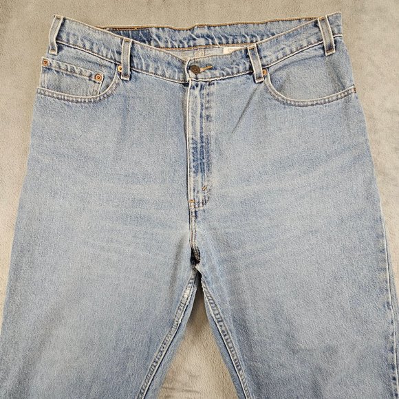 Vintage Levi's Men's 36x30 Blue Light Wash Loose‎ Fit Baggy Red Tab Tapered Y2K - Picture 4 of 12